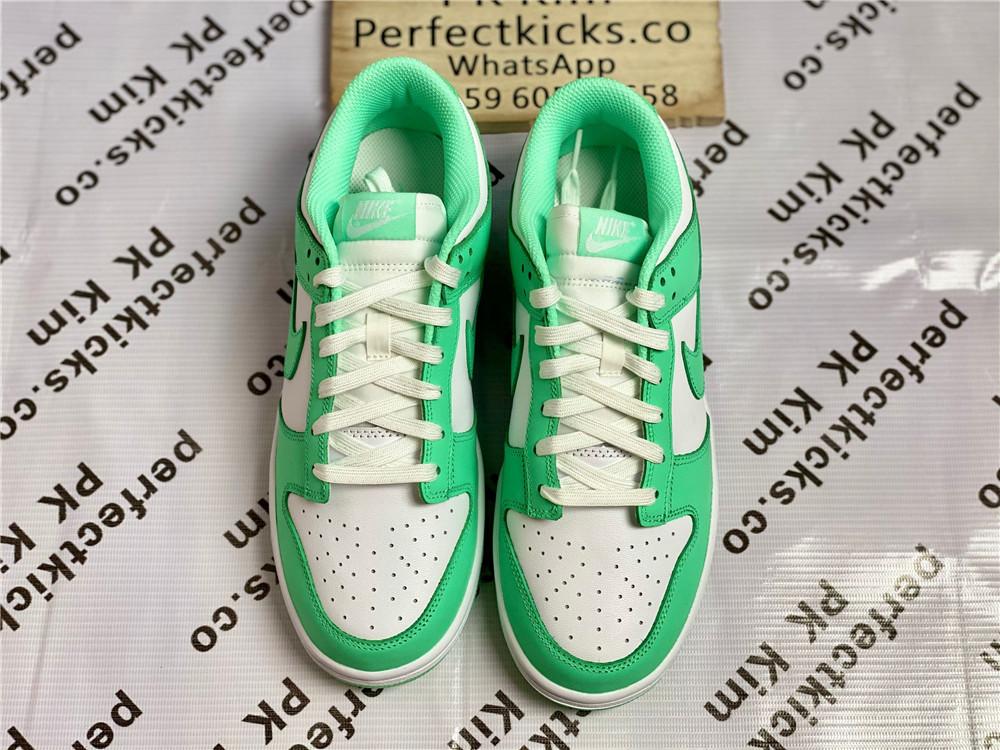 PK GOD nike dunk low Green Glow retail materials ready to ship